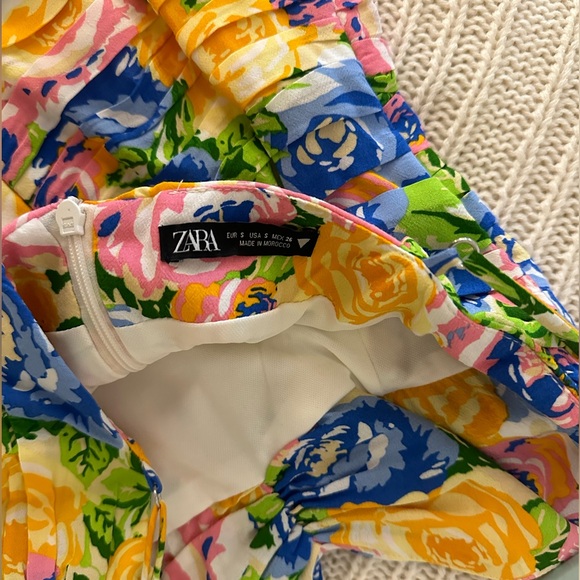 ZARA Floral Printed Dress - Picture 5 of 5